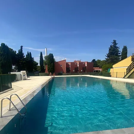 Smash Au Soleil - 6pers - Wifi - Piscine - Parking - Centre De Tennis Du Cap D'agde - Histoire De Cles Apartman Agde